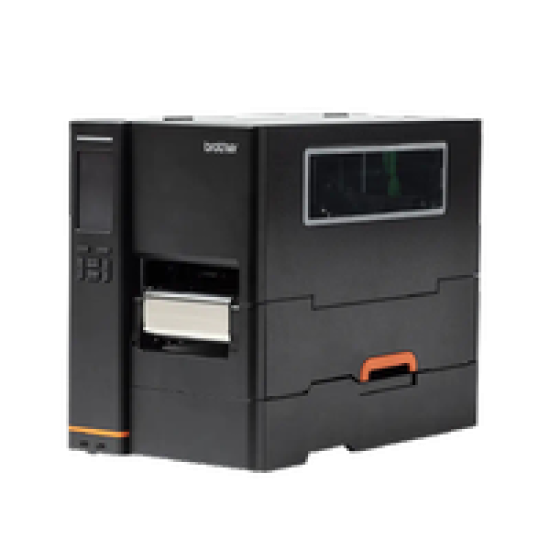 Industrial 4-inch thermal transfer printer, 203dpi with LED and touchscreen. For versatile production needs. 203dpi ? Thermal Transfer ? LED ? Touchscreen