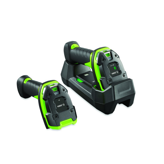 DS3608-XR: RUGGED, AREA IMAGER, EXTENDED RANGE  SE58 , CORDED, GREEN LASER AIMER, INDUSTRIAL GREEN, VIBRATION MOTOR