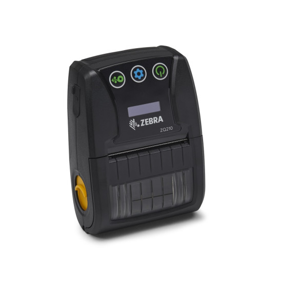 ZQ210, 2.25 inch DT Printer, Bluetooth, label receipt printing, Belt clip, USB cable, English/Latin/Cyrillic