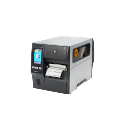 TT Printer ZT411, 4 , 203 dpi, Euro and UK Cord, Serial, USB, 10/100 Ethernet, Bluetooth 4.1/MFi, USB Host, On-metal, RFID UHF Encoder: Rest of World  ROW , EZPL