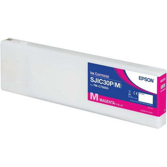 SJIC30P M : Ink cartridge for ColorWorks C7500G  Magenta
